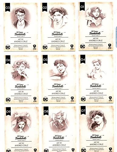 DC Comics Bombshells Series 3 Trading Cards Base Set