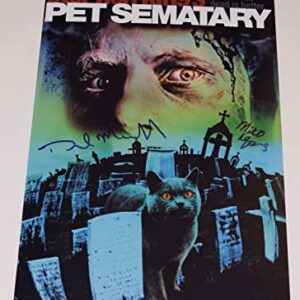 Dale Midkiff & Miko Hughes Signed Autograph PET SEMATARY 11x17 Poster Photo COA