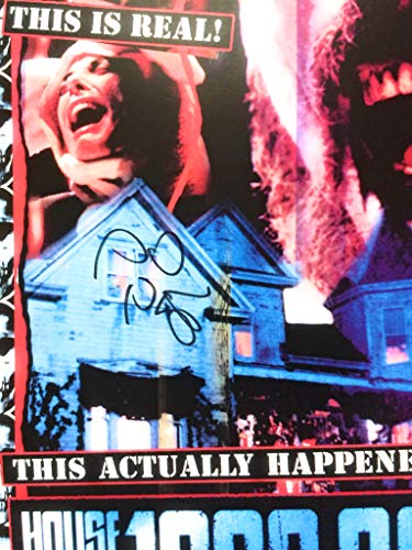 Rob Zombie House of 1,000 Corpses Signed Autographed Sid Haig as Captain Spaulding 11x17 Poster JSA Authentication