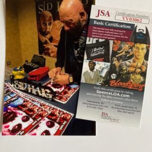 Rob Zombie House of 1,000 Corpses Signed Autographed Sid Haig as Captain Spaulding 11x17 Poster JSA Authentication