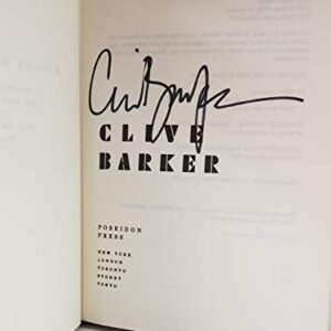 CLIVE BARKER signed CABAL (Hardcover) First Edition/First Printing autographed NIGHTBREED