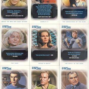 THE QUOTABLE STAR TREK THE ORIGINAL SERIES TOS 2004 COMPLETE BASE CARD SET 110