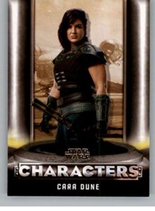 2020 topps sw the mandalorian season 1 characters #c-3 cara dune official disney channel series trading card