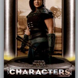 2020 Topps SW The Mandalorian Season 1 Characters #C-3 Cara Dune Official Disney Channel Series Trading Card