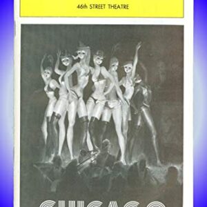 Chicago, Broadway Playbill + Jerry Orbach, Gwen Verdon, Chita Rivera, Barney Martin, Mary McCarty, M. O'Haughey