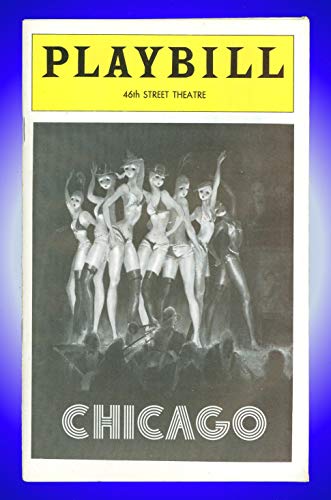 Chicago, Broadway Playbill + Jerry Orbach, Gwen Verdon, Chita Rivera, Barney Martin, Mary McCarty, M. O'Haughey