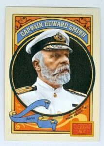 titanic captain trading card edward smith 2014 panini golden age #20