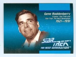 gene roddenberry trading card star trek the next generation 1992#003