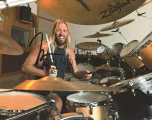 taylor hawkins drummer of foo fighters reprint signed 11×14 poster photo rp #4
