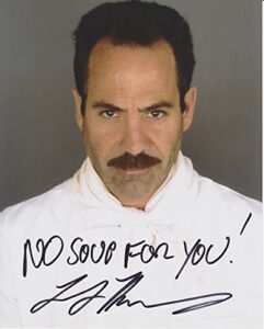 larry thomas seinfeld soup nazi autographed photo