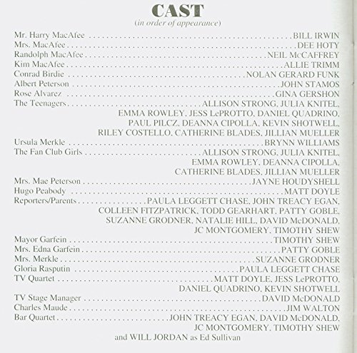 Bye Bye Birdie, Broadway playbill + John Stamos, Jayne Houdyshell, Gina Gershon