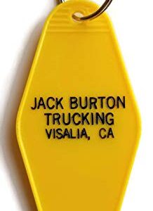 Big Trouble in Little China"The Pork Chop Express" Jack Burton Trucking Yellow/Black Inspired Key Tag