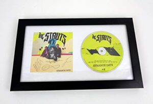 the struts complete band signed autograph strange days cd framed coa