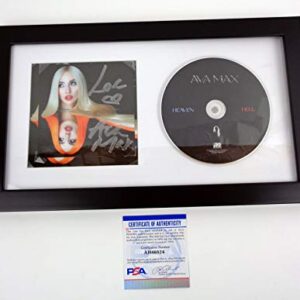 Ava Max Kings & Queens Signed Autograph Heaven & Hell CD Framed PSA/DNA COA