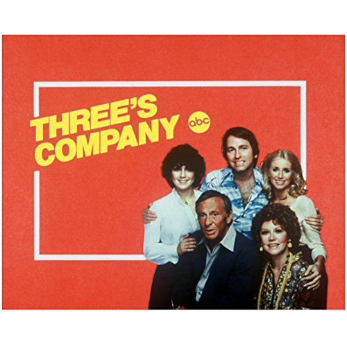Joyce DeWitt 8 Inch x10 Inch Photograph Three's Company (TV Series 1976 - 1984) w/Cast Title Poster kn