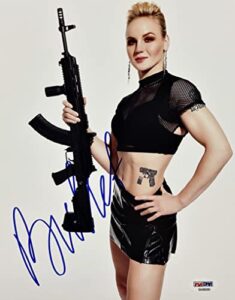 valentina shevchenko signed autograph 8″ x 10″ photo bullet psa/dna certified authentic 8a88089