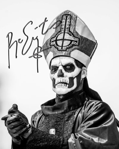 Ghost B.C. swedish metal band Papa Emeritus II reprint signed photo RP #2