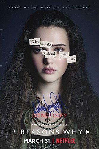 13 Reasons Why Katherine Langford as Hannah Baker 12x18" Reprint Signed Poster