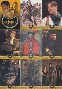 the mummy returns movie 2001 inkworks complete base card set of 81