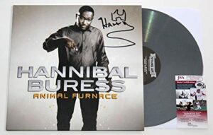 hannibal buress signed animal furnace album lp vinyl record w/jsa coa