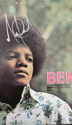 Michael Jackson Authentic Album Autograph with Ceritficate of Authenticity