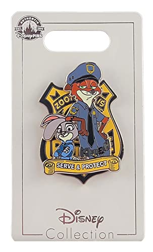 Disney Pin - Zootopia - Judy Hopps and Nick Wilde - Police Badge