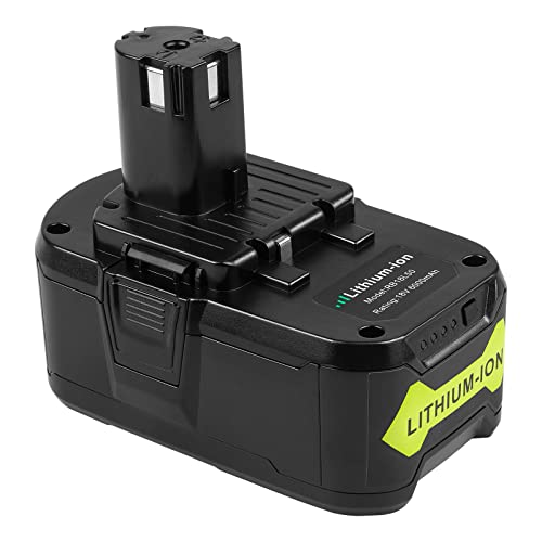 18V for Ryobi One+ Plus P108 Lithium Ion Replacement Battery P102 P103 P104 P105 P107 P271 Power Tools