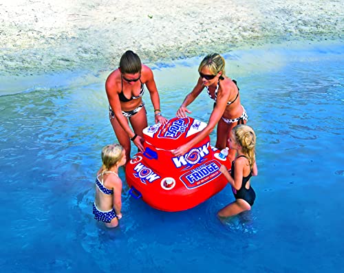 WOW World of Watersports Float Fridge 30 Can Capacity Inflatable Cooler, 11-2000