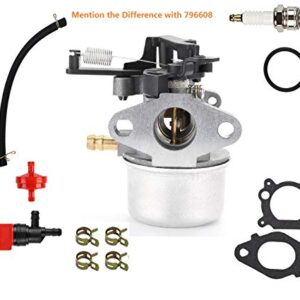 For Craftsman Troy Bilt Briggs and Stratton 2700 3100PSI pressure washer carburetor,799154 593599 591137 595390 594287 799248 carb Carburetor for 590948 775EX Thermostat Choke Lawn Mower