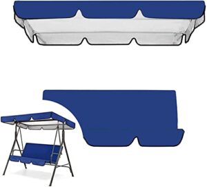 waterproof swing ceiling cover swing cover garden courtyard anti-ash and anti-falling sunshade cover 210d garden protective cover for 2/3-seater-swing 22.6.21