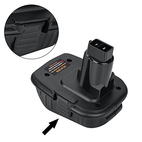 weqcter DCA1820 for Dewalt Battery Adapter for 18V Tools Compatible with 20V MAX XR Battery (2PACK)