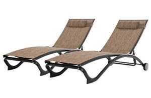 vivere glel2-gr loungers, granite