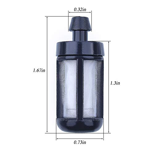 Mtanlo Air Fuel Filter HD2 for Stihl MS261 MS271 MS291 MS311 MS341 MS391 MS261C MS271C MS362C Chainsaw Maintenance Tune Up Hi-Flow Pleated Cleaner Service Kit 1141 120 1604