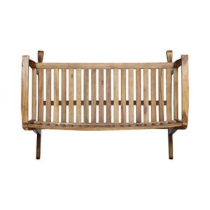 Christopher Knight Home Dexter Patio Glider | Acacia Wood Finish, Natural Stain