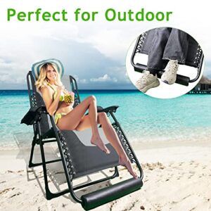 2 Pack Zero Gravity Chair Cushion for Foot Rest, Universal Oversized Folding Loungers Anti Gravity Recliners Outdoor Chaise Patio Lawn Camping Chairs Footrest Padding for Outside