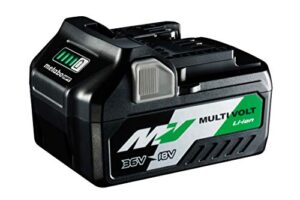 metabo hpt multivolt battery | 36v/18v, 2.5ah/5.0ah, lithium ion, slide style | 371751m
