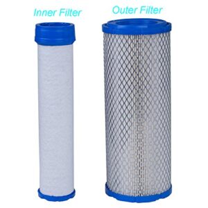 HEYZLASS 11013-7044 Air Filter, Compatible with Kawasaki 11013-7045 Kohler 2508301-S 2508304-S