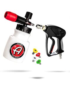 adam’s premium foam cannon – custom snow foam cannon soap sprayer for car wash | sprayer cannister for pressure washer