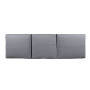 Christopher Knight Home Alisa Outdoor Acacia Wood Chaise Lounge (Set of 2), Grey Finish/Dark Grey Cushion