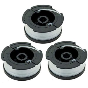 lbk 0.065″ spool for black+decker string trimmers (replacement autofeed spool), compatible with black+decker af-100,3-pack