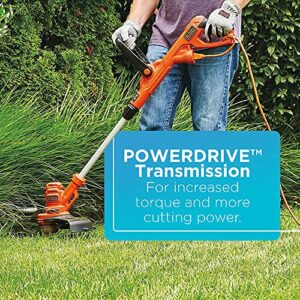 BLACK+DECKER String Trimmer with Auto Feed, Electric, 6.5-Amp, 14-Inch (BESTA510)