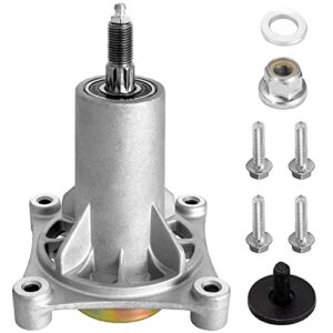 belleone 187292 spindle assembly fits for craftsman husqvarna ariens poulan pro, 587819701 mandrel assembly for 42″ 46″ 48″ 54 deck mower, replace for 192870 532187281 532187292 567253301