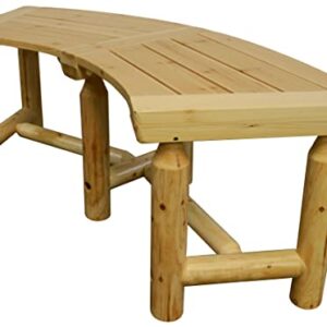 Leigh Country Aspen Curved Bench, Natural