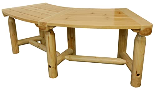 Leigh Country Aspen Curved Bench, Natural