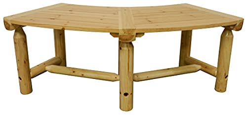 Leigh Country Aspen Curved Bench, Natural