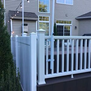 LOVE YOUR DECK | Patio Umbrella Holder | Outdoor Umbrella Base and Mount | Attaches to Railing Maximizing Patio Space and Shade