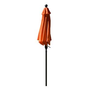 Westcharm Patio Umbrella Outdoor Table Umbrella with 6 Sturdy Ribs and Crank 6.5 ft, Orange Umbrella