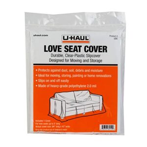 u-haul moving & storage love seat cover (fits two-seater sofas and couches up to 5′ in length) – 94″ x 42″