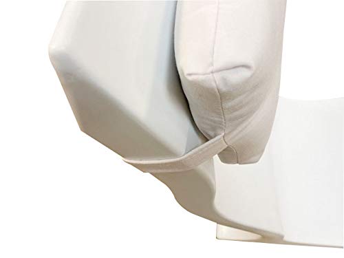 Sunbrella Headrest Pillow -fits Ledge Lounger (Natural (White))