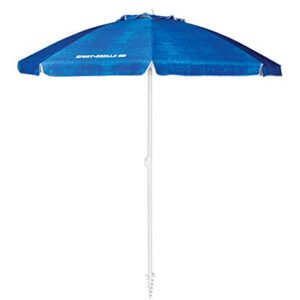 Sport-Brella Core Vented SPF 50+ Upright Beach Umbrella (6-Foot), Heathered Blue